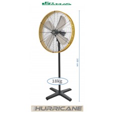 VENTILATORE A PIANTANA IN METALLO MOD. "HURRICANE" CFG  ART. EV065